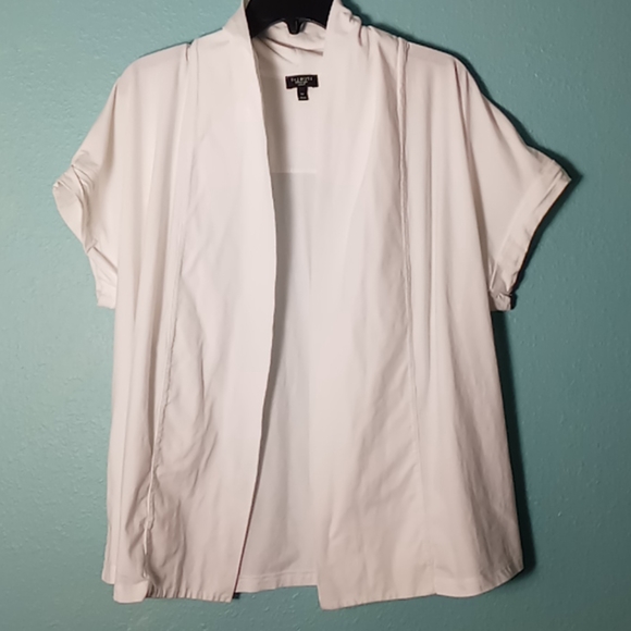 Talbots Sweaters - Talbots white cardigan plus size